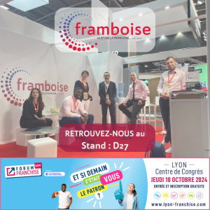 Forum Franchise 2024 : Le cabinet Framboise parmi les exposants