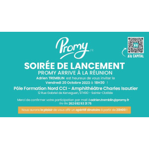 Lancement de PROMY à la Réunion le 20 Octobre 2023