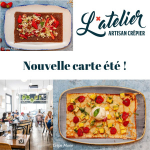 L\'ATELIER ARTISAN CREPIER dévoile sa nouvelle carte été